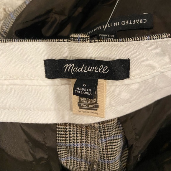 Madewell Slouchy Straight Pants in Yarn-Dyed Plaid in coper plaid - Picture 12 of 12